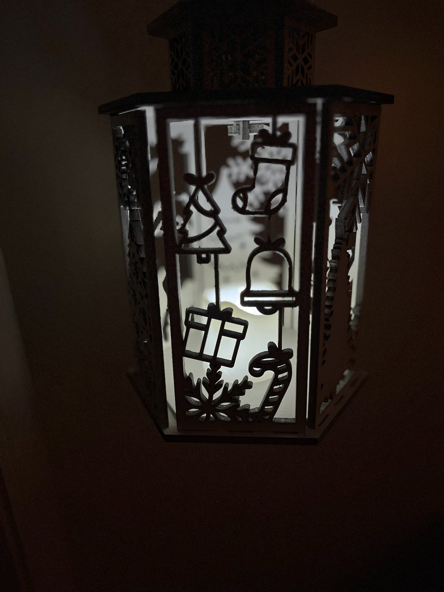 Wood Christmas Lantern